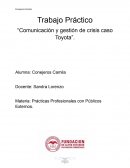 “Comunicación y gestión de crisis caso Toyota”
