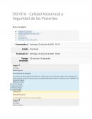 Autoevaluación Calidad Asistencial y Seguridad de los Pacientes
