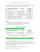 Ejercicio práctico de la vacación remunerada. La empresa Oriental, S.A. de C.V