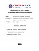 PANORAMA GENERAL DE LA ADMINISTRACIÓN DE LA CADENA DE SUMINISTRO