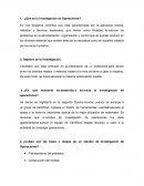 ¿Qué es la investigación de Operaciones?