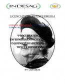 Proceso Atencion de Enfermeria en paciente con EVC isquemico, Diabetes Mellitus tipo 2 e hipertension