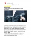 Crecimiento económico 2021, positivo luego de la crisis del covid-19