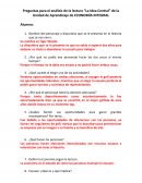 Preguntas de la lectura "La Idea Central"