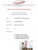 Manejo del dolor en el trabajo de parto