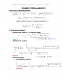 RESUMEN Y FÓRMULAS QUIZ N°3 VARIABLES ALEATORIAS (REPASO)