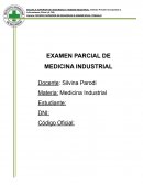 EXAMEN PARCIA DE MEDICINA INDUSTRIAL – AGOSTO