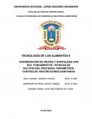 CONSERVA DE ALIMENTOS