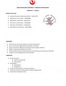 INTEGRACIÓN ECONÓMICA Y COMERCIO INTERNACIONAL