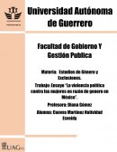 La Violencia Política Contra las Mujeres en Razón de Genero en México
