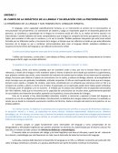 LA ENSEÑANZA DE LA LENGUA Y SUS TRAMAS EN EL LENGUAJE INFANTIL