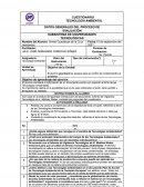 CUESTIONARIO TECNOLOGÍA AMBIENTAL