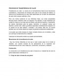PROCESOS DE TRANSFERENCIA DE CALOR