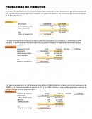 Problemas de tributos