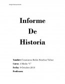 Informe De Historia