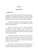 MARCO TEÓRICO Organización