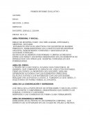 PRIMER INFORME EVALUATIVO
