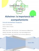 Alzheimer: la importancia del acompañamiento