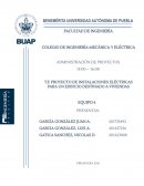 PROYECTO DE INSTALACIONES ELÉCTRICAS PARA UN EDIFICIO DESTINADO A VIVIENDAS