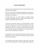 Proceso emprendedor