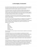La tecnología y la educación