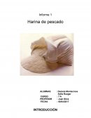 Trabajo harina de pescado