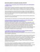 Guía de lectura capítulo III “La restauración conservadora, 1930-1943”