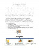 CLASIFICACION DE INVENTARIOS