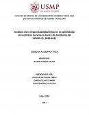 Análisis de la responsabilidad ética en el aprendizaje universitario durante la época de pandemia del COVID-19, 2020-2021