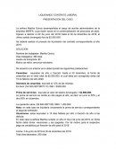 Liquidacion contrato laboral