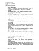 Terminos de costos