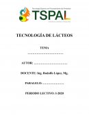 TECNOLOGÍA DE LÁCTEOS