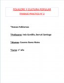 FOLKLORE Y CULTURA POPULAR "RAMAS DE LA ANTROPOLOGÍA"