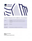 Empresa como sistema y sus procesos