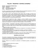 TALLER 4: “REGISTRO Y CONTROL DE RESPEL”