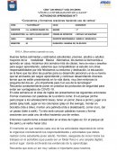 ACTIVIDAD DE APRENDIZAJE N°7 “Conocemos y formamos oraciones haciendo uso de verbos”