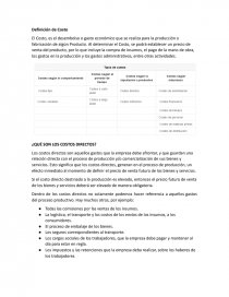 ¿QUÉ SON LOS COSTOS DIRECTOS?. Página 1