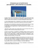 3 empresas que se transformaron para sobrevivir y ahora dominan sus mercados