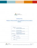 TRABAJO PARA SISTEMAS DE SUPRESIÓN DE POLVO MARCA RARING