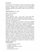 ARGUMENTO “ROMEO Y JULIETA”