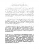 LAS EMPRESAS DE PRODUCCIÓN SOCIAL