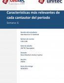 Características Más Relevantes De Cada Cantautor Del Periodo Moderno