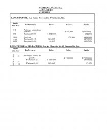 EXTRACTOS DE LOS LIBROS Y REGISTROS DE LA COMPAÑÍA ÓLEO, S.A.. Página 5