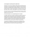 La investigación como elemento del cambio social