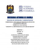 Concepto y la importancia de los planes de negocio