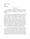 Reflexion del post modernismo