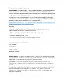 Elementos de una investigación económica