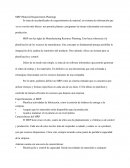 MRP (Material Requirements Planning)