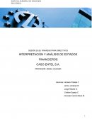 INTERPRETACIÓN Y ANÁLISIS DE ESTADOS FINANCIEROS CASO ENTEL S.A