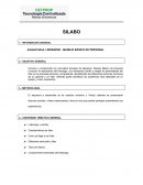 ASIGNATURAS: LIDERAZGO - MANEJO BÁSICO DE PERSONAL